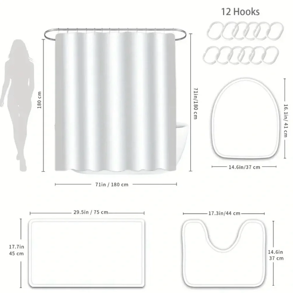 4pc I can do all things through Christ Bathroom Set NWT